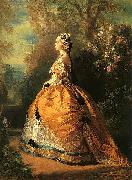 Franz Xaver Winterhalter The Empress Eugenie oil painting